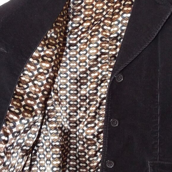 Lady Hathaway Woman's Velvet Jacket ~ Chocolate Brown ~ Size Large (L) ~ EUC ~ - Picture 2 of 2